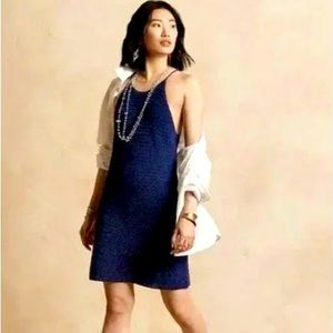 Banana Republic Navy Crochet Mini Dress